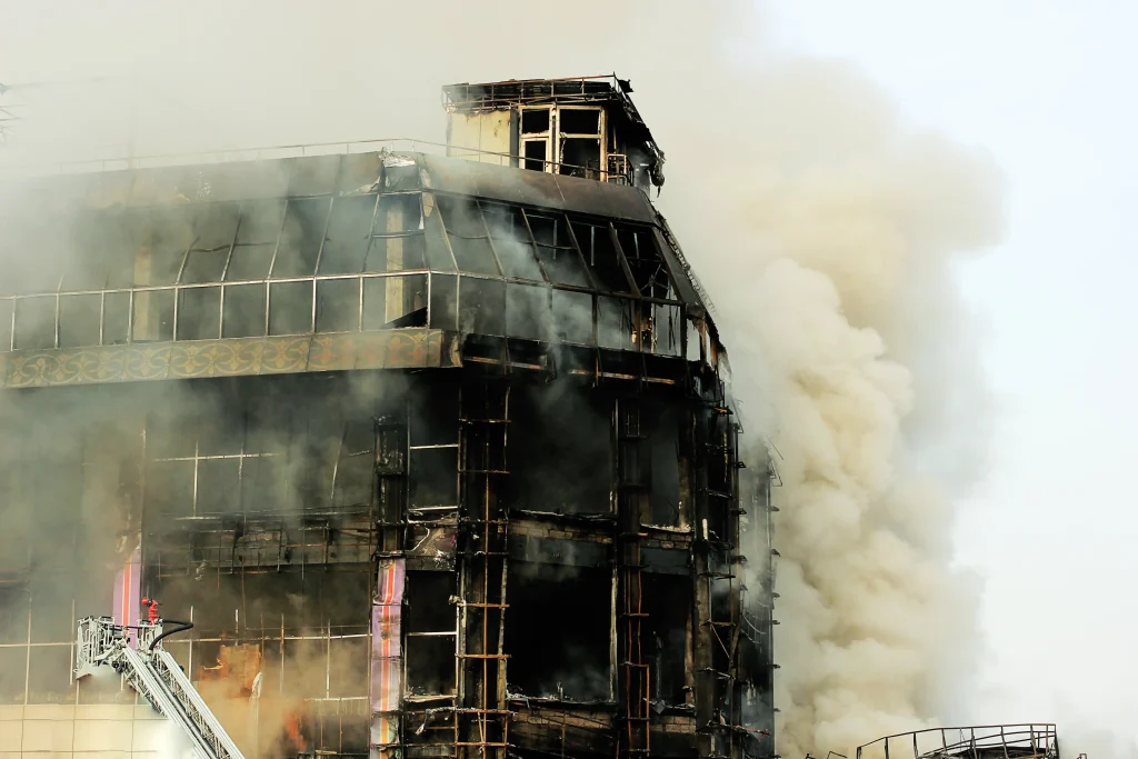 E se o incêndio destruir o prédio?